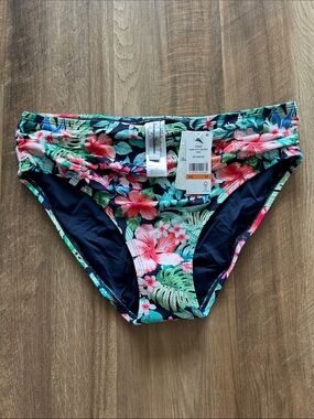 Tommy Bahama Island Cays Flora Shr Hi Waist Floral Bikini Bottoms